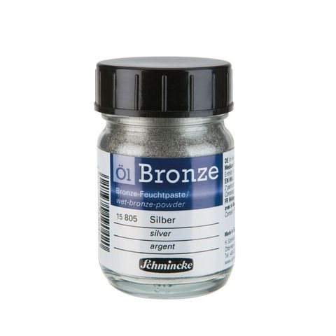 SCHMINCKE OIL BRONZE 50ML SILVER