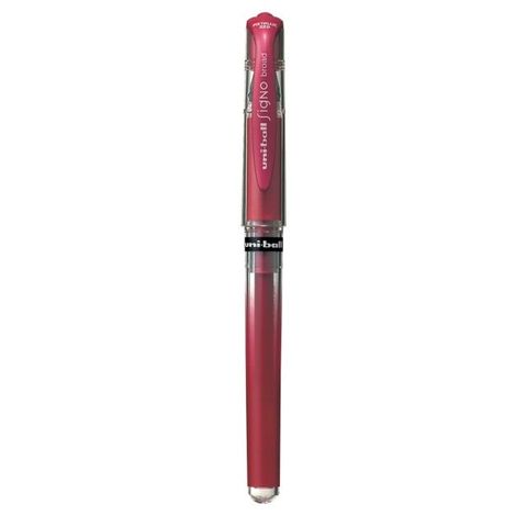 UNI-BALL SIGNO ROLLERBALL GEL INK METALLIC RED