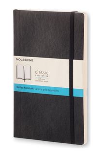 MOLESKINE SOFTCOVER NOTEBOOK DOTGRID LARGE BLACK