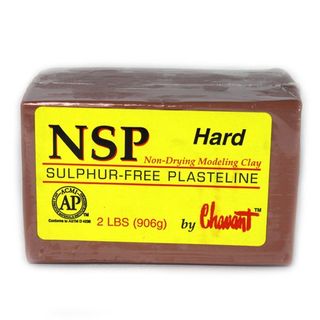 CHAVANT NSP PLASTELINE HARD 906G BROWN