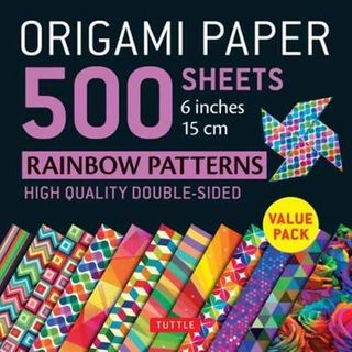 ORIGAMI PAPER RAINBOW PATTERNS