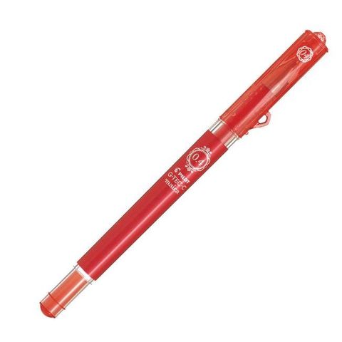 PILOT G-TEC-C MAICA ROLLERBALL GEL PEN 0.4MM RED