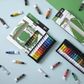 PEBEO STUDIO ACRYLIC PAINT SET 18 X 12ML