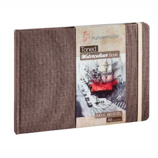 HAHNEMUHLE TONED WATERCOLOUR BOOK 200G A5 BEIGE