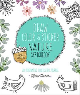 NATURE SKETCHBOOK DRAW COLOUR STICKER