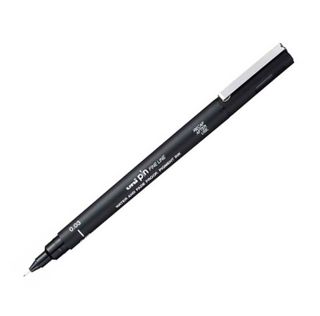 UNI PIN FINELINE PERMANENT BLACK PEN 0.03MM