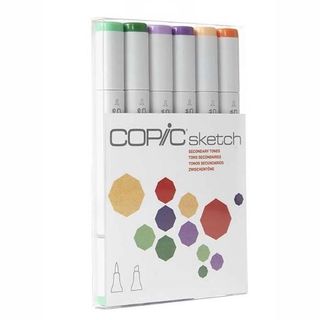 COPIC SKETCH MARKER SET 6 SECONDARY