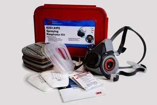 3M SPRAYING RESPIRATOR KIT A1P2 6251 MEDIUM