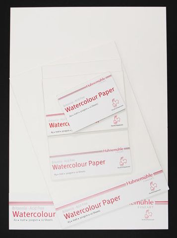 HAHNEMUHLE BRITANNIA MATT 300G WATERCOLOUR A4 PK10