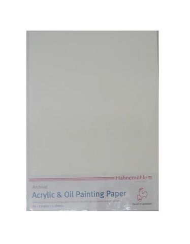 HAHNEMUHLE ACRYLIC/OIL BOARD 230G A4 PKT 5