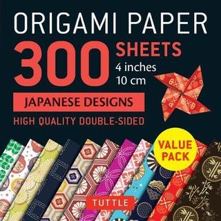 ORIGAMI PAPER JAPANESE DESIGNS 300 SHEETS 10CM