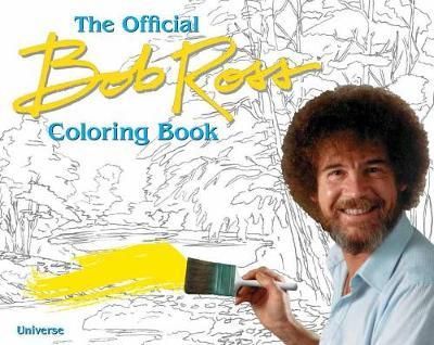 BOB ROSS OFFICIAL COLOURING BOOK