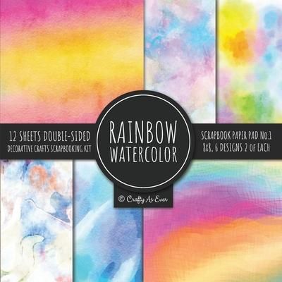 RAINBOW WATERCOLOR SCRAPBOOK PAPER PAD VOL.1