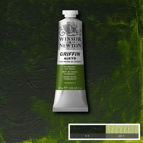 W&N GRIFFIN 37ML PERMANENT SAP GREEN S2