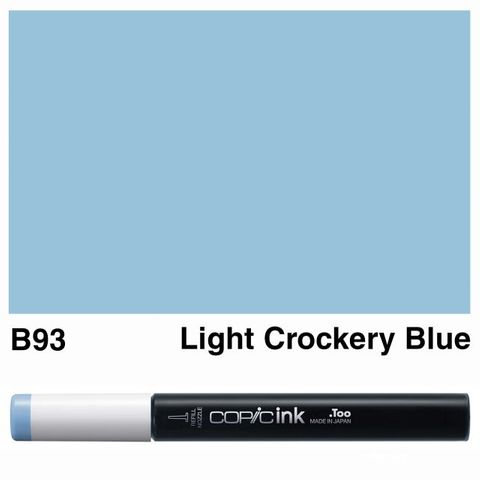 COPIC INK B93 LIGHT CROCKERY BLUE NEW BOTTLE
