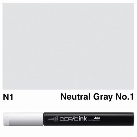 COPIC INK N1 NEUTRAL GRAY NO 1