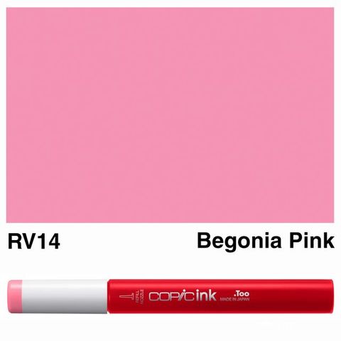 COPIC INK RV14 BEGONIA PINK NEW BOTTLE