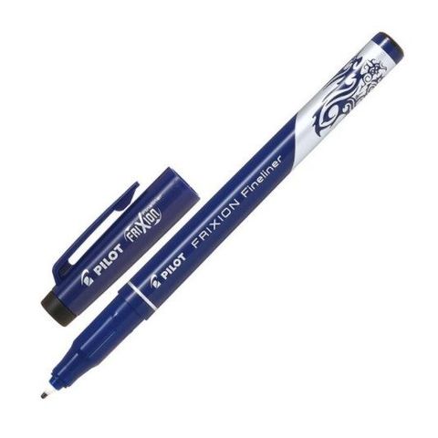 PILOT FRIXION ERASABLE FINELINER BLACK