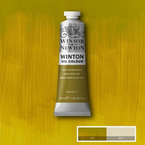 W&N WINTON OIL 37ML AZO YELLOW GREEN