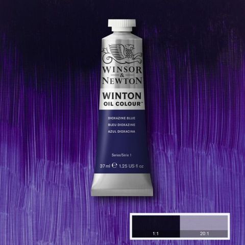 W&N WINTON OIL 37ML DIOXAZINE BLUE