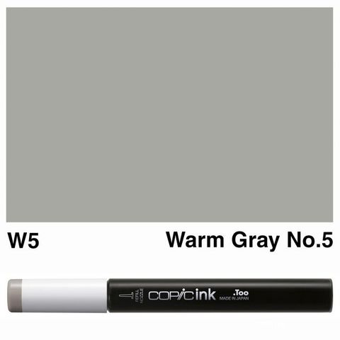 COPIC INK W5 WARM GRAY NO 5 NEW BOTTLE