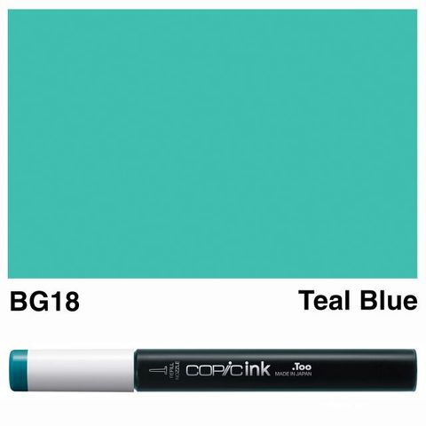 COPIC INK BG18 TEAL BLUE NEW BOTTLE