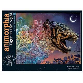 ANIMORPHIA TIGER IN THE NIGHT 1000 PIECE PUZZLE