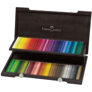 FABER POLYCHROMOS WOODEN BOX SET 120