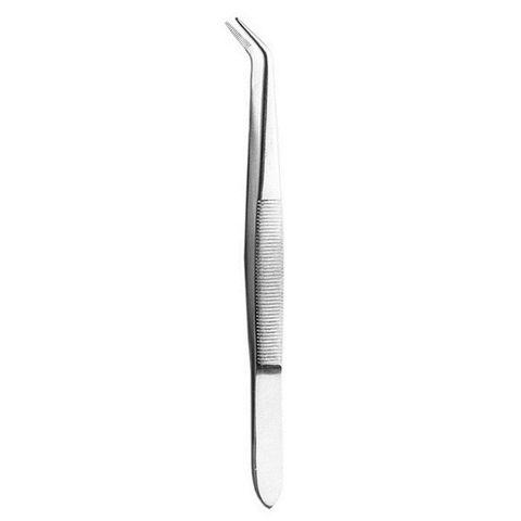 EXCEL S/STEEL TWEEZERS 6" CURVED POINT