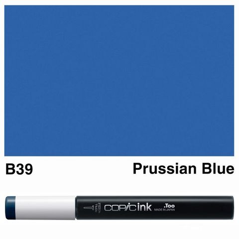COPIC INK B39 PRUSSIAN BLUE NEW BOTTLE