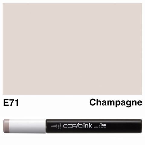 COPIC INK E71 CHAMPAGNE NEW BOTTLE