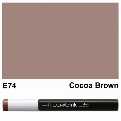 COPIC INK E74 COCOA BROWN NEW BOTTLE