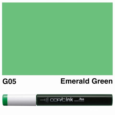 COPIC INK G05 EMERALD GREEN NEW BOTTLE