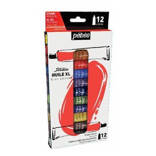 PEBEO XL OIL PAINT SET 12 X 12ML