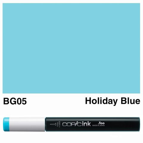 COPIC INK BG05 HOLIDAY BLUE NEW BOTTLE