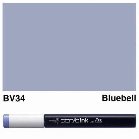 COPIC INK BV34 BLUEBELL NEW BOTTLE