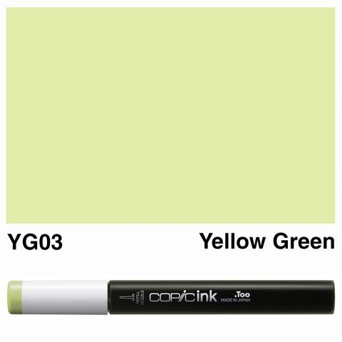 COPIC INK YG03 YELLOW GREEN NEW BOTTLE