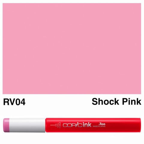 COPIC INK RV04 SHOCK PINK NEW BOTTLE