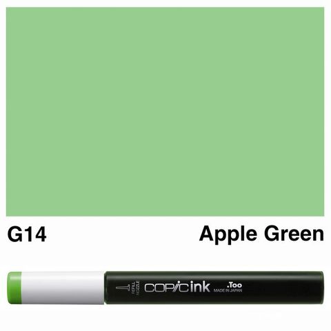 COPIC INK G14 APPLE GREEN NEW BOTTLE