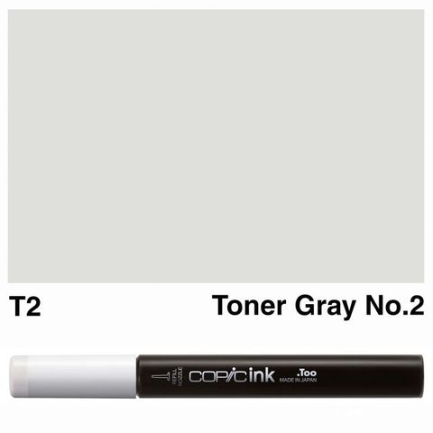 COPIC INK T2 TONER GRAY NO 2 NEW BOTTLE