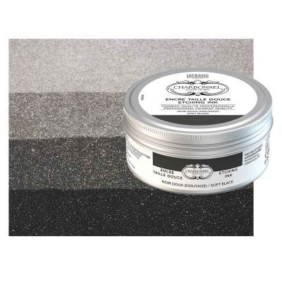 CHARBONNEL ETCHING INK 200ML TIN S1 SOFT BLACK 285