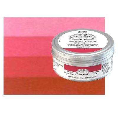 CHARBONNEL ETCHING INK 200ML TIN S4 GERANIUM RED