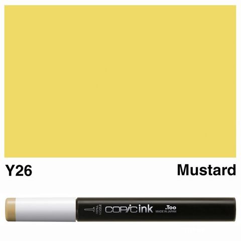 COPIC INK Y26 MUSTARD NEW BOTTLE