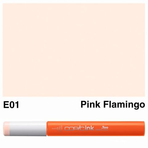 COPIC INK E01 PINK FLAMINGO NEW BOTTLE