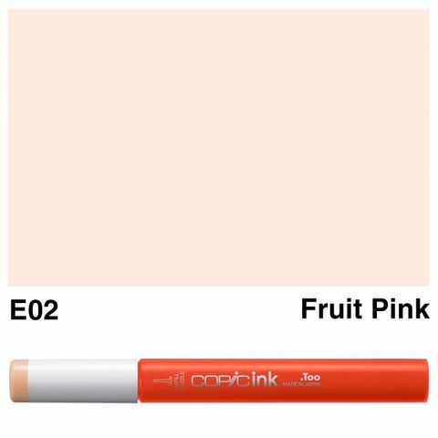 COPIC INK E02 FRUIT PINK NEW BOTTLE