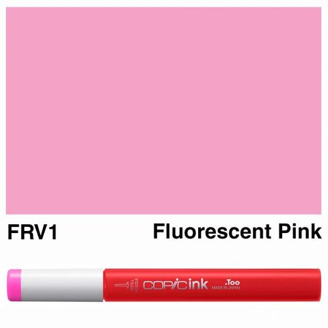 COPIC INK FRV1 FLUORESCENT PINK NEW BOTTLE
