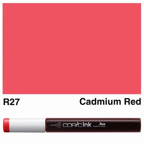 COPIC INK R27 CADMIUM RED NEW BOTTLE