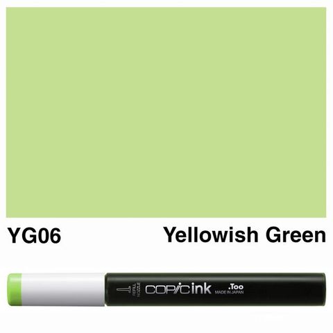 COPIC INK YG06 YELLOWISH GREEN NEW BOTTLE