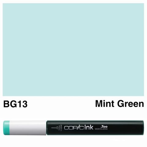 COPIC INK BG13 MINT GREEN NEW BOTTLE