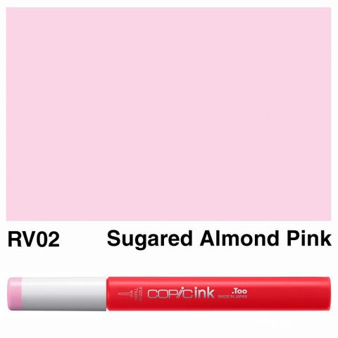 COPIC INK RV02 SUGARED ALMOND PINK NEW BOTTLE